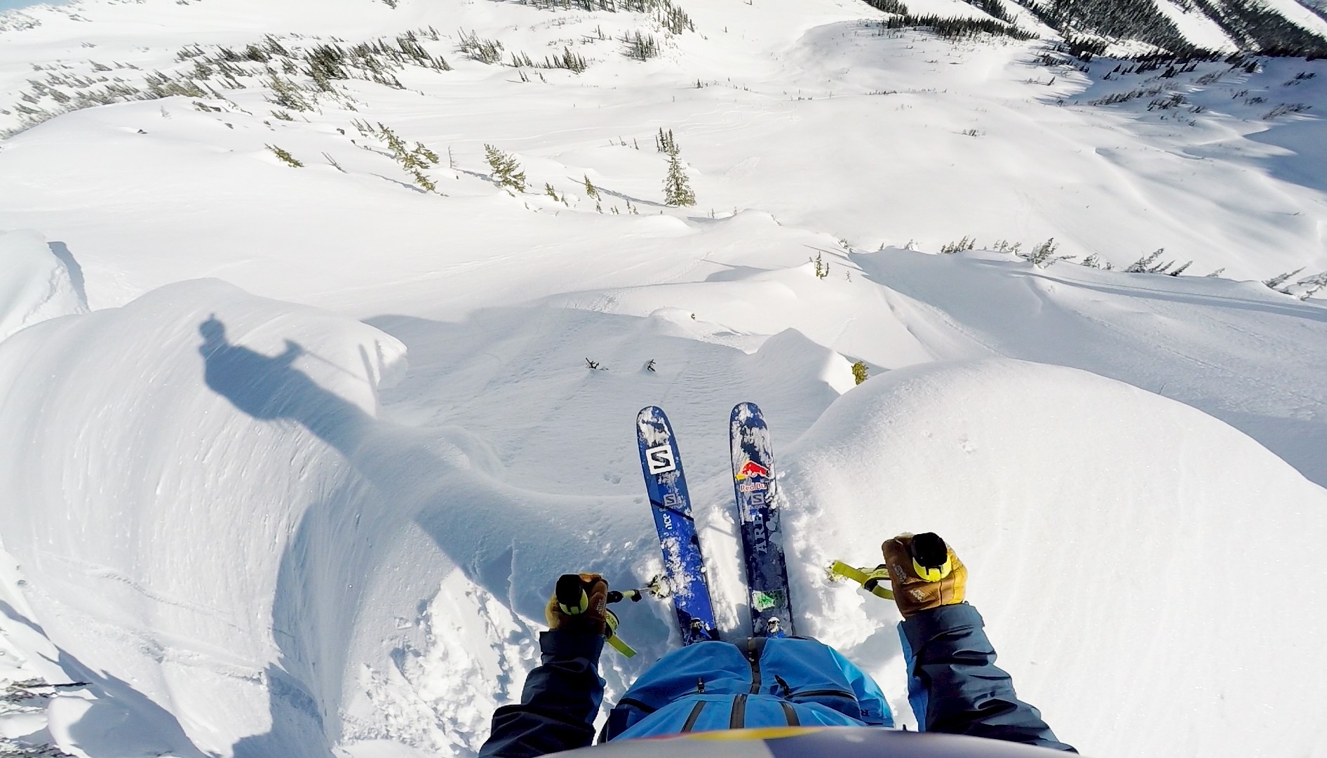 Advanced terrain heli skiing at Stellar Heliskiing.